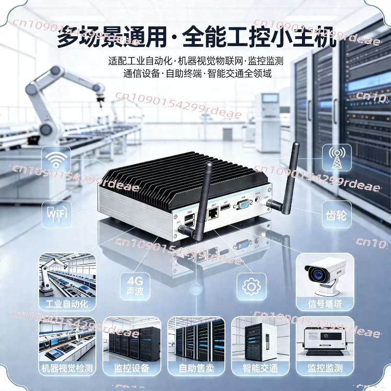 Fanless Industrial Pc Rs485 Core I7 - Mini Industriële PC - Quad-Core N100/J1900/J6412,