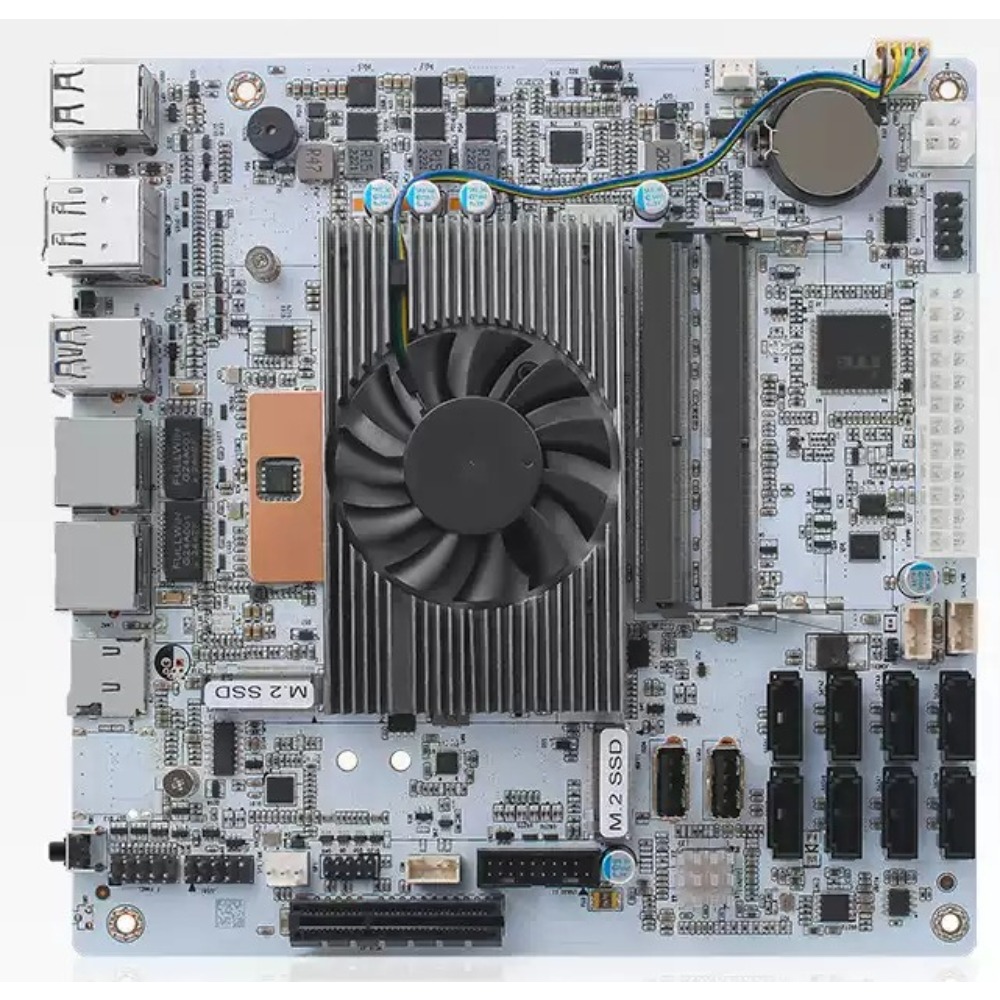 Mini-ITX Wit M11 NAS Moederbor - Nas Motherboard 8 Sata Mini Itx recensie en prijs