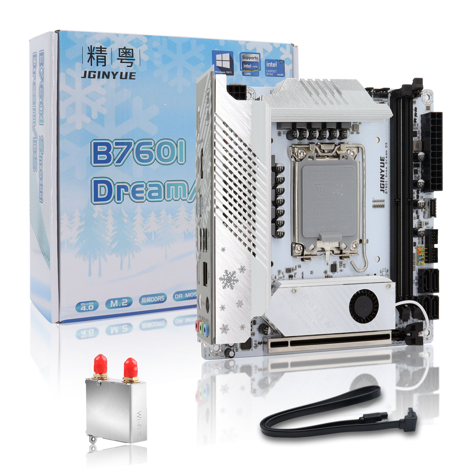 JGINYUE B760 Moederbord Mini I - Lga1700 Itx Motherboard Ddr5 recensie en prijs