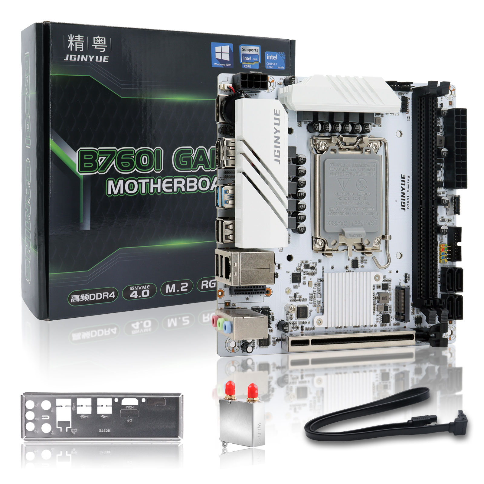 JGINYUE B760 Moederbord LGA 17 - Lga1700 Itx Motherboard Ddr5 recensie en prijs
