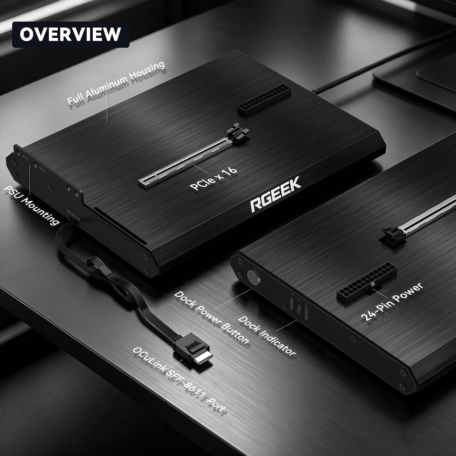 OCuLink eGPU Dock PCIe 5.0 x4  - Oculink Egpu Mini Pc recensie en prijs