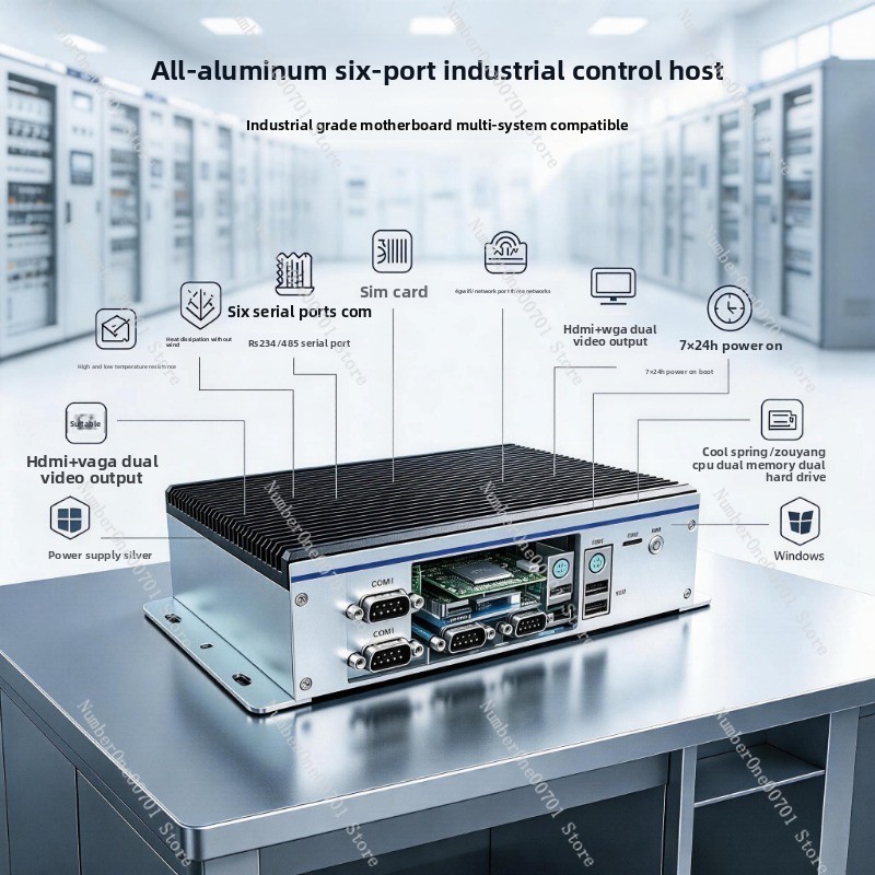 Ventilatorloze, ingebouwde ind - Fanless Industrial Pc Rs485 Core I7 recensie en prijs